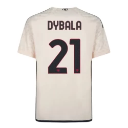 AS Roma Voetbalshirt 2023-24 Paulo Dybala #21 Uittenue Heren